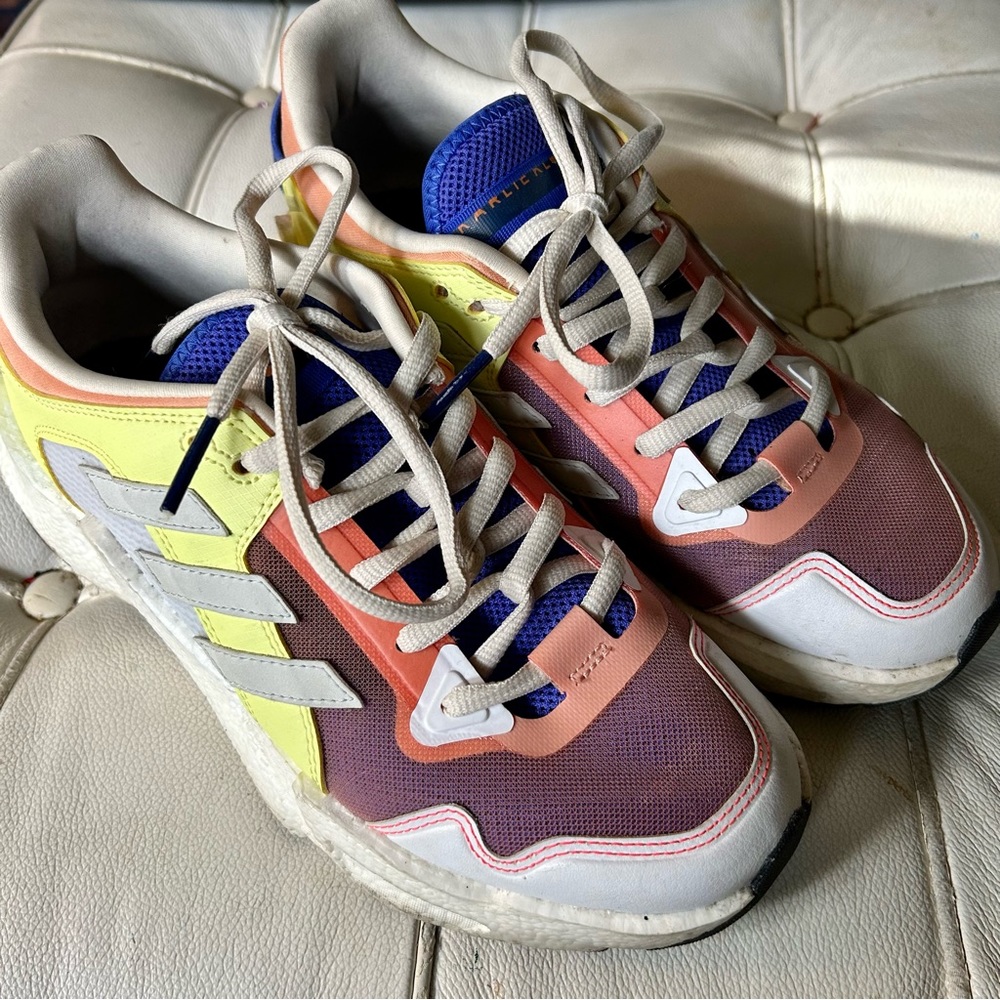 Adidas sneakers trainers athletic shoes sz 8.5 karlie koss colab style good cond